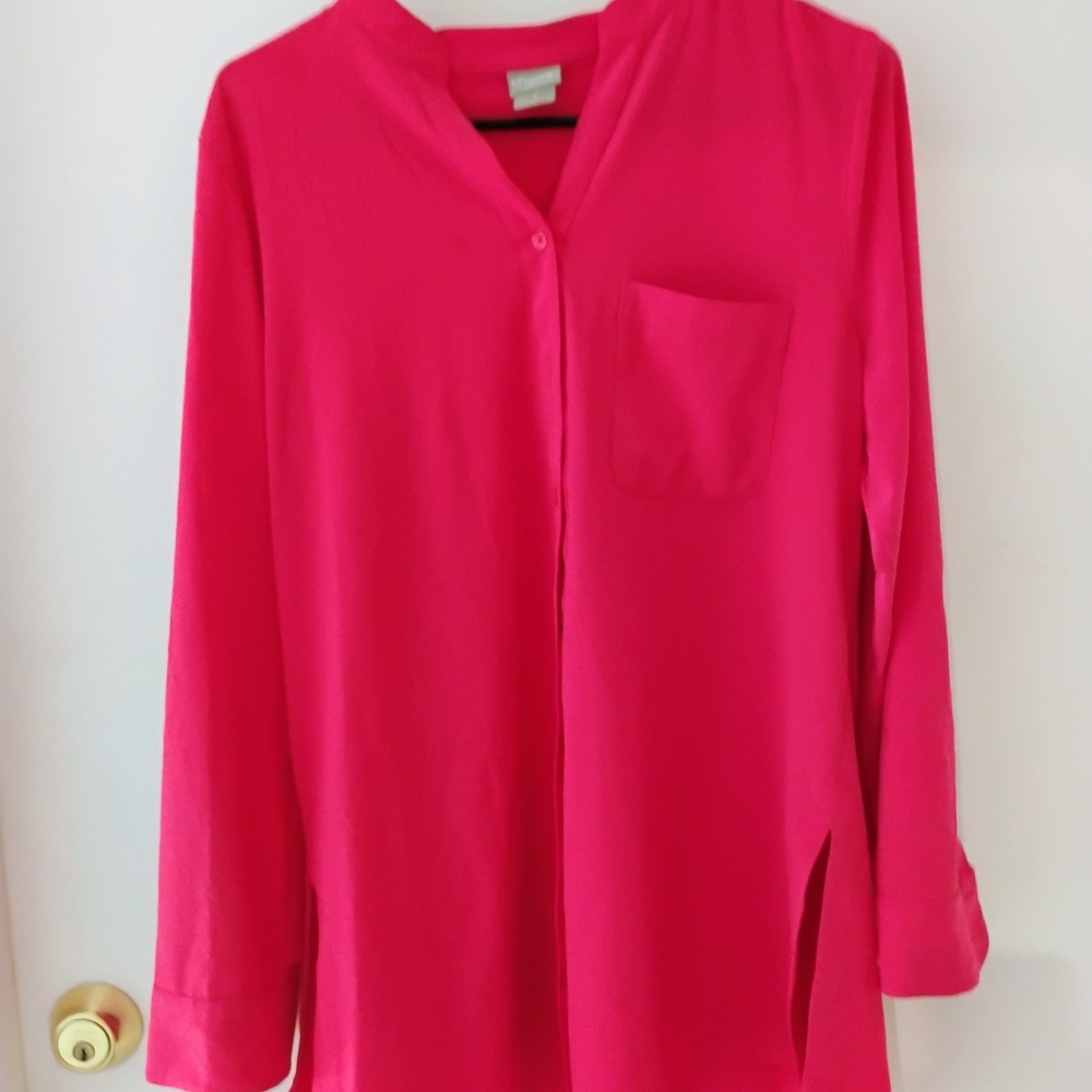 Chico's Vibrant Pink Blouse